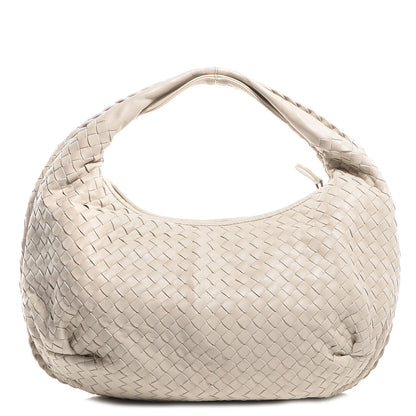 Bottega Veneta Nappa Intrecciato Medium Belly Veneta Hobo Cream 1 of 9