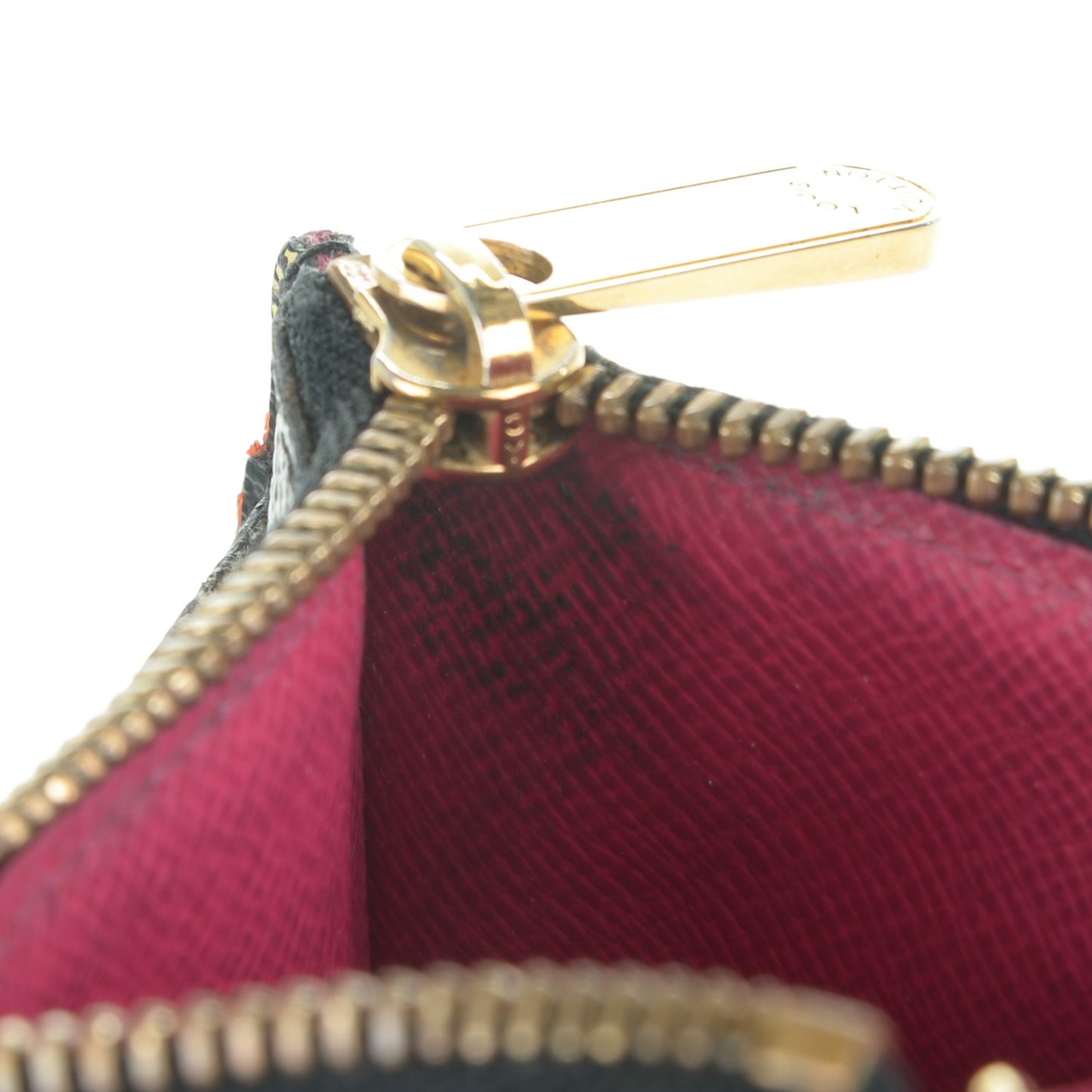 Monogram Multicolor Key Pouch Black Grenade