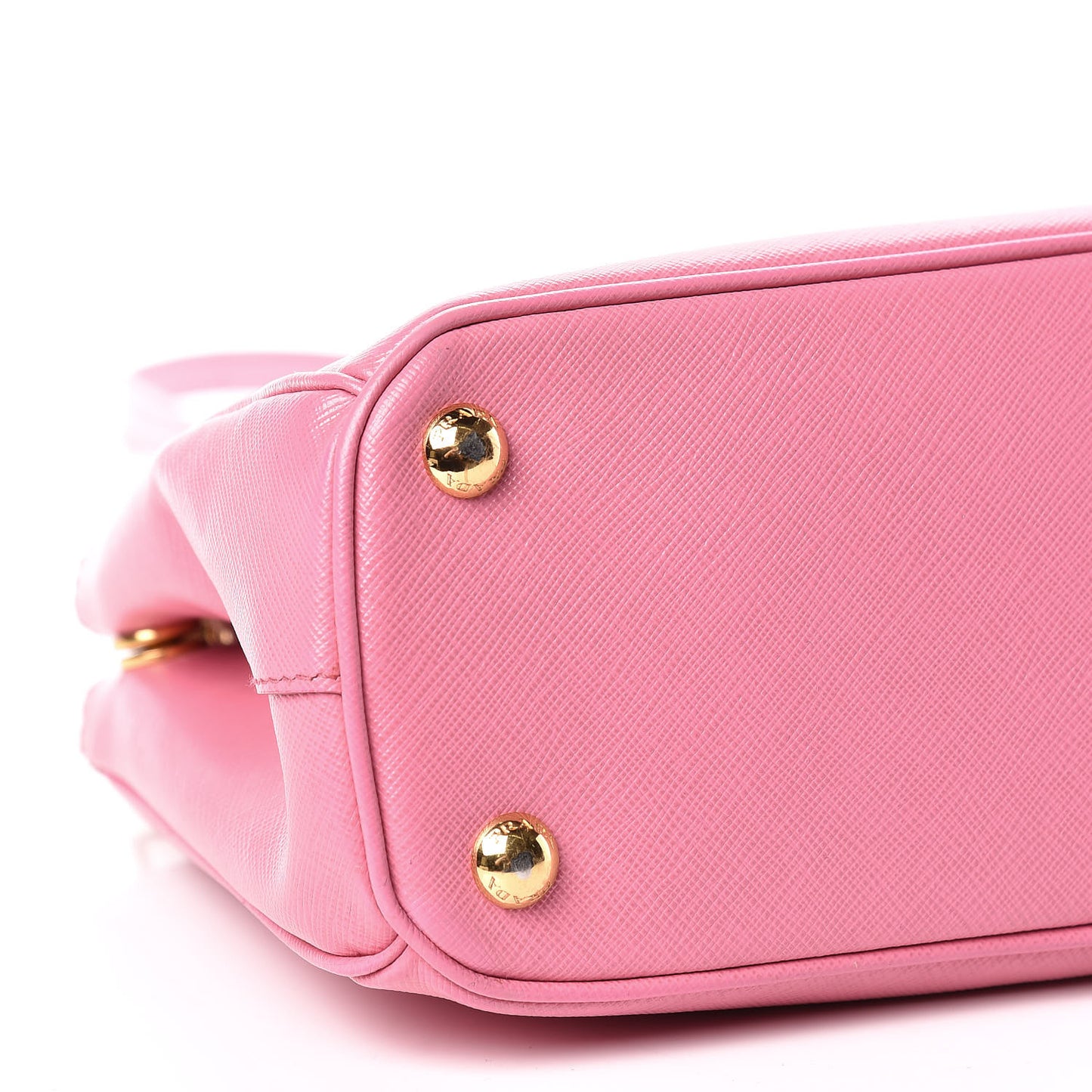 Saffiano Mini Galleria Double Zip Tote Geranio