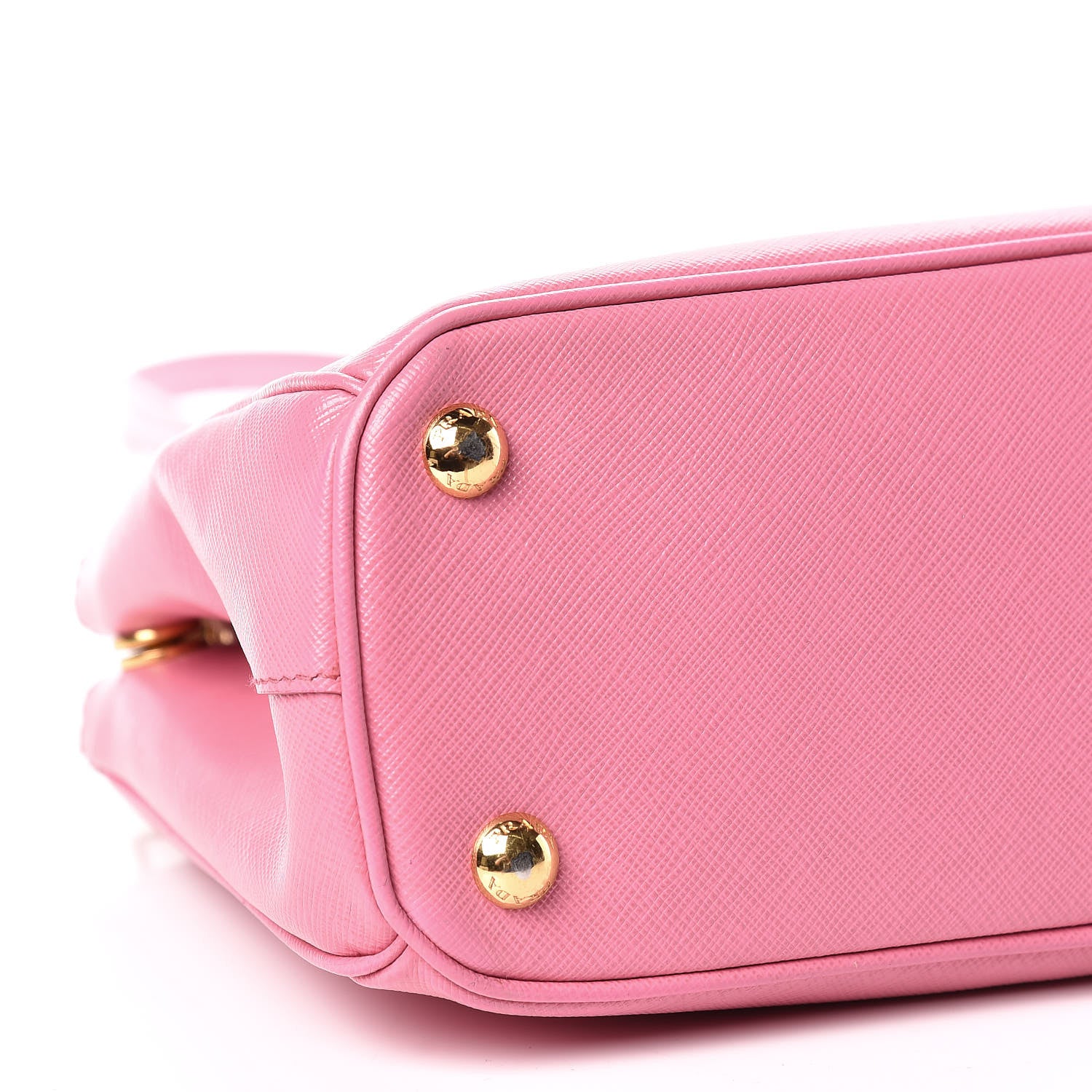 Prada Saffiano Mini Galleria Double Zip Tote Geranio 6 of 13