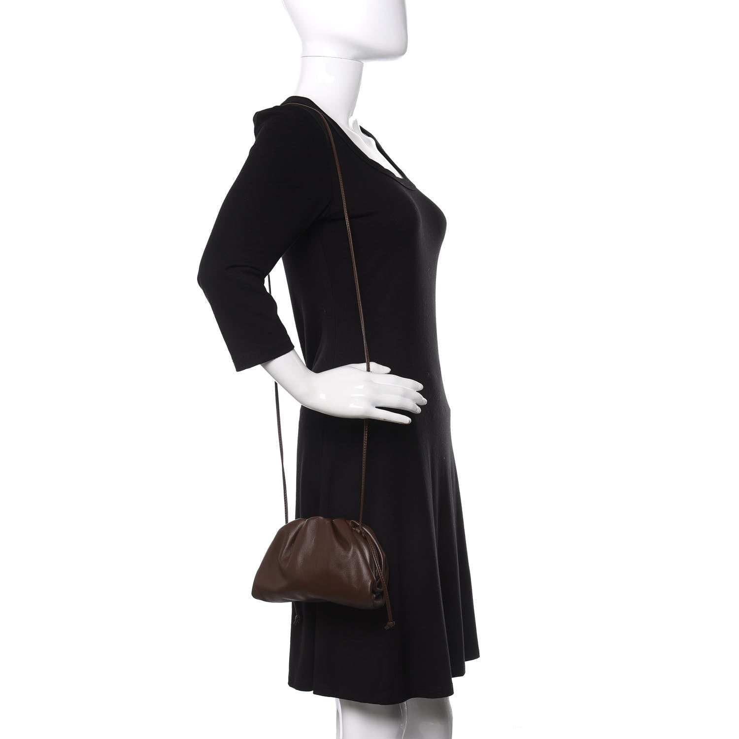 Bottega Veneta Butter Calfskin The Mini Pouch Espresso 2 of 10