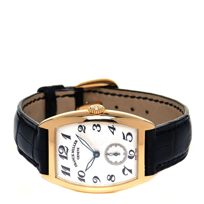 Franck Muller 18K Yellow Gold Alligator 29mm Casablanca Sahara Automatic Watch 7502S6 2 of 5