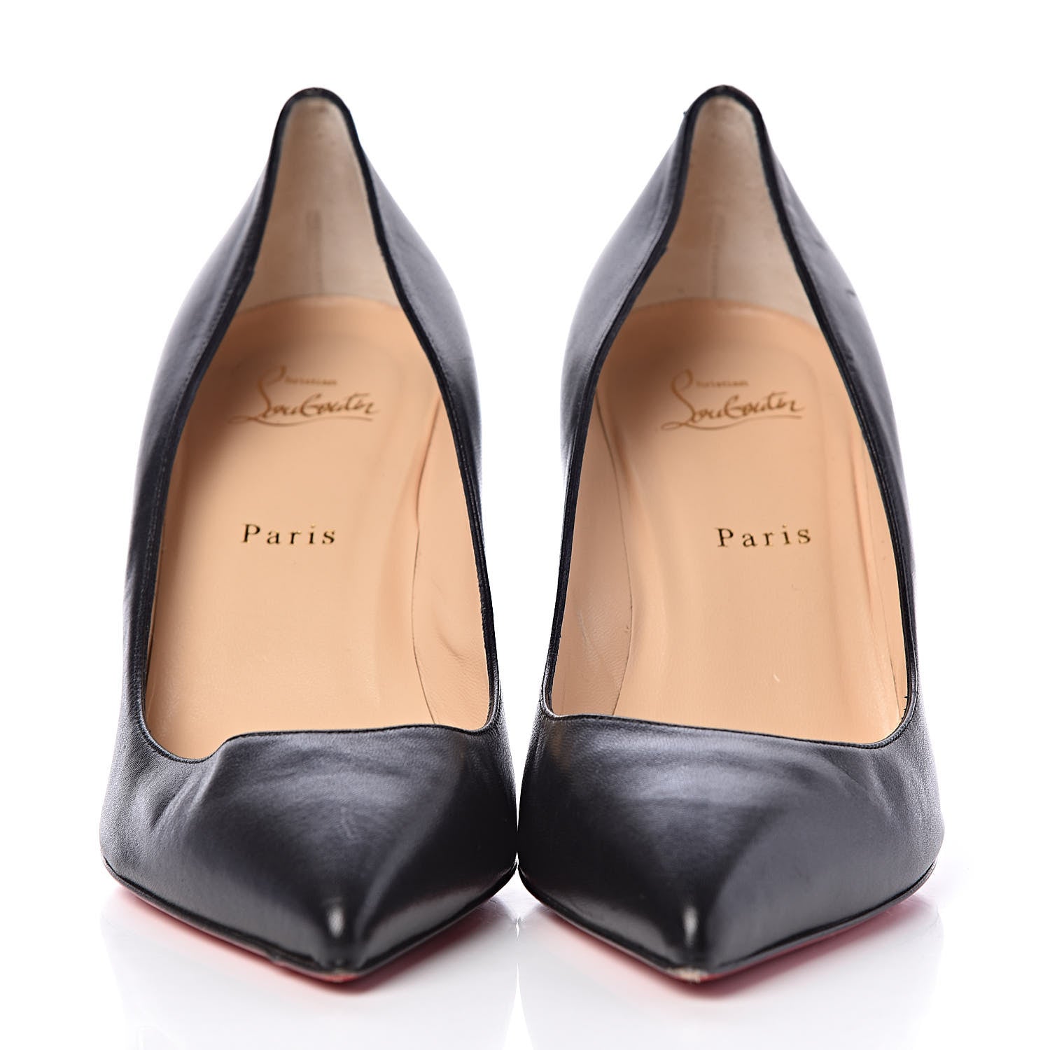 Christian Louboutin Shiny Nappa Pigalle Follies 85 Pumps 40.5 Black 2 of 11