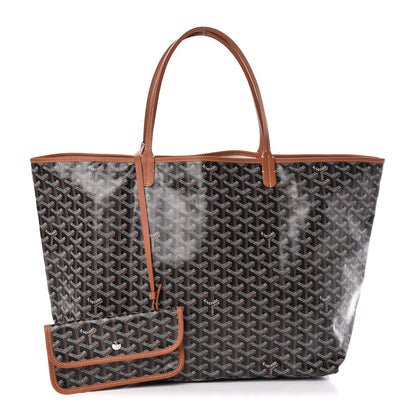 Goyard Goyardine Saint Louis GM Black Gold 1 of 13