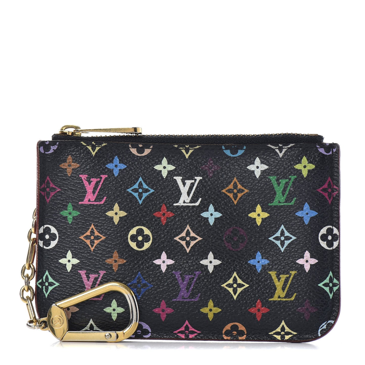 Monogram Multicolor Key Pouch Black Grenade