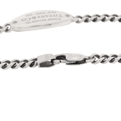 Tiffany Sterling Silver Diamond Return To Tiffany Oval ID Bracelet 4 of 4