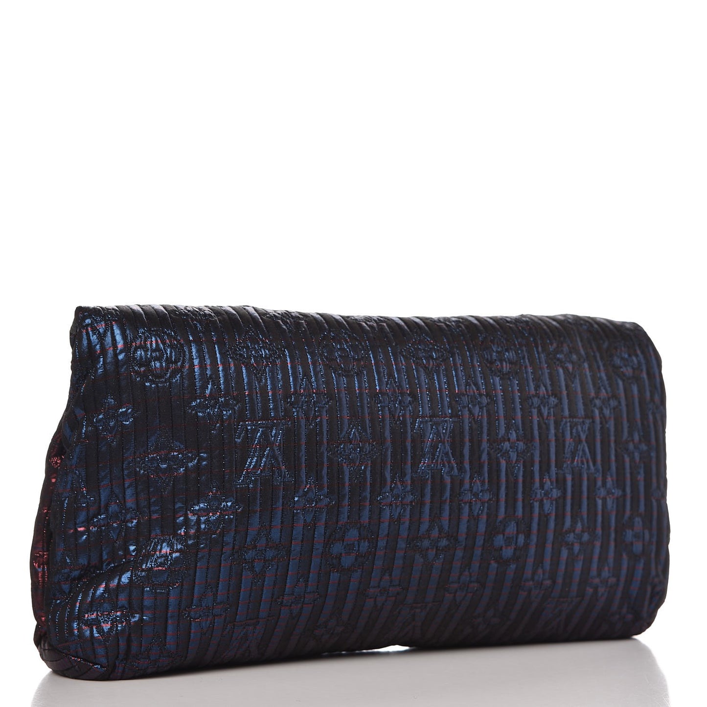 Jacquard Quilted Monogram Altair Clutch Marine