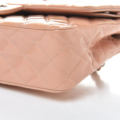 Chanel Patent Quilted Medium Double Flap Light Pink 10 of 18