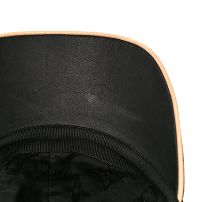 Louis Vuitton Polyester Silk Monogram LV Get Ready Cap M Black 8 of 10