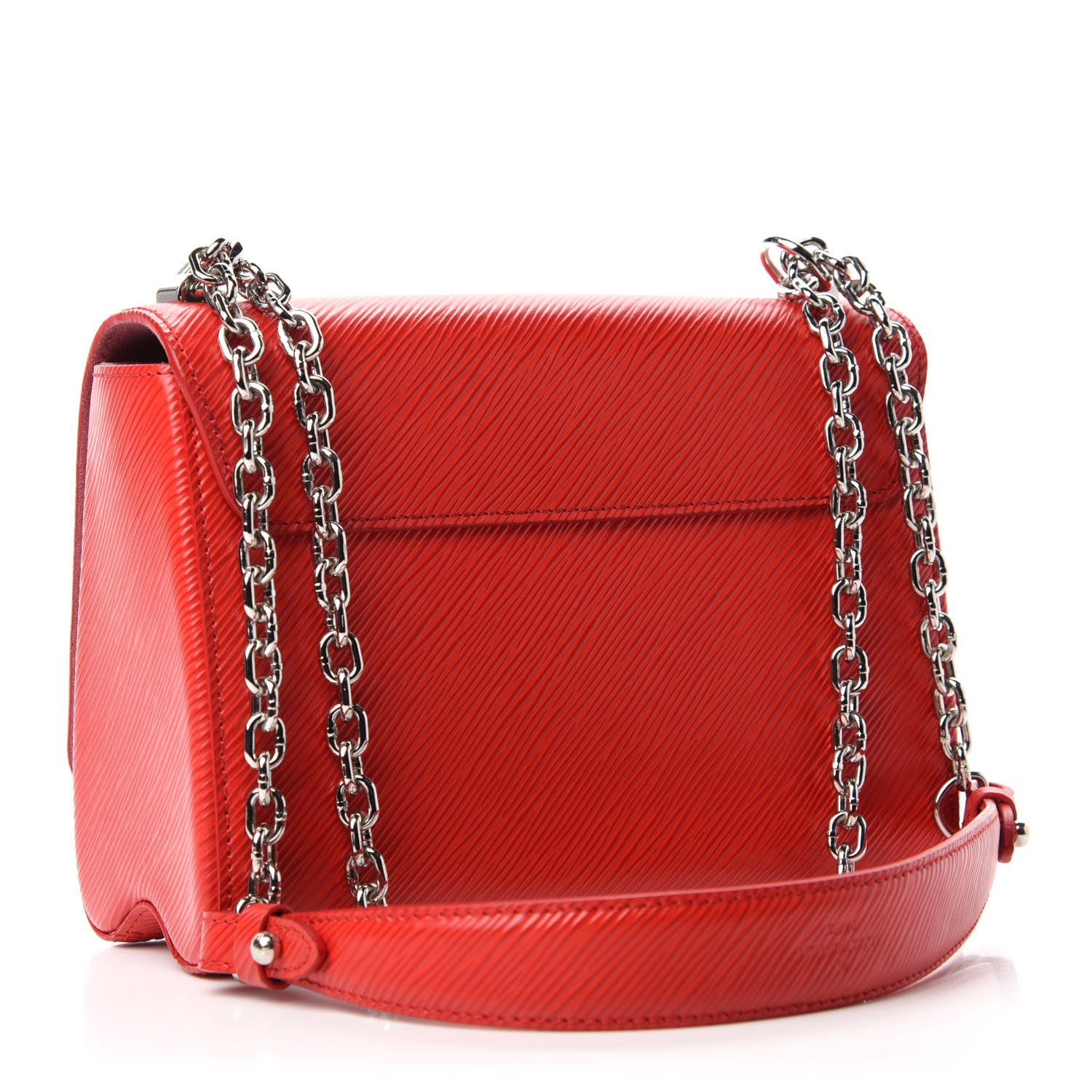 Louis Vuitton Epi Twist Shoulder Bag MM Coquelicot 4 of 11