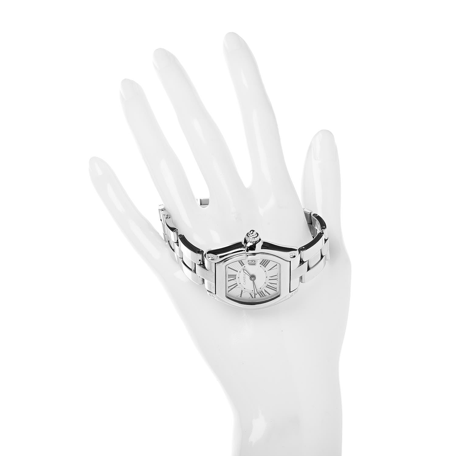 Cartier Stainless Steel 31mm Roadster Quartz Watch 2 of 9