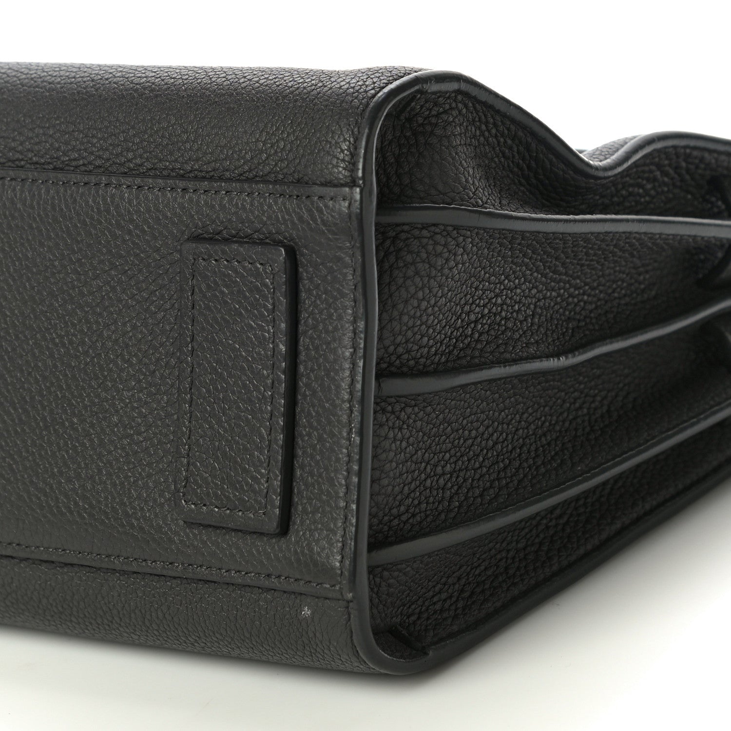 Saint Laurent Grained Calfskin Baby Sac De Jour Souple Asphalt 9 of 9