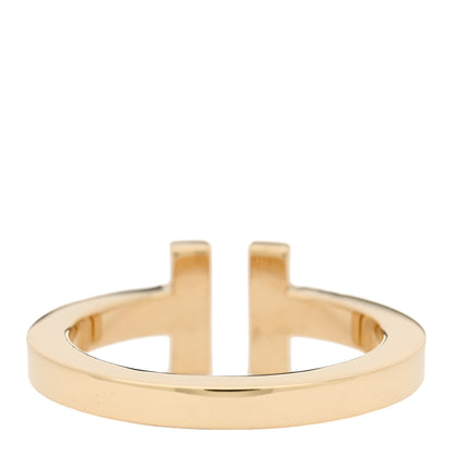 Tiffany 18K Yellow Gold T Square Ring 56 7.5 2 of 4