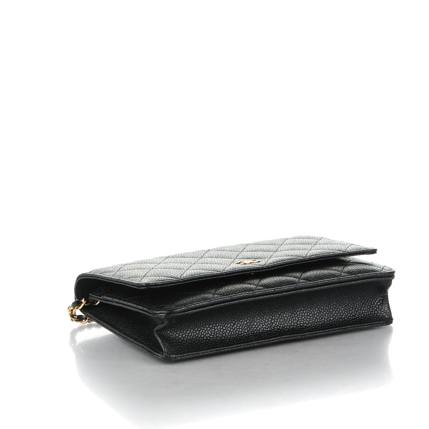 Chanel Caviar Quilted Wallet On Chain WOC Black 4 of 8