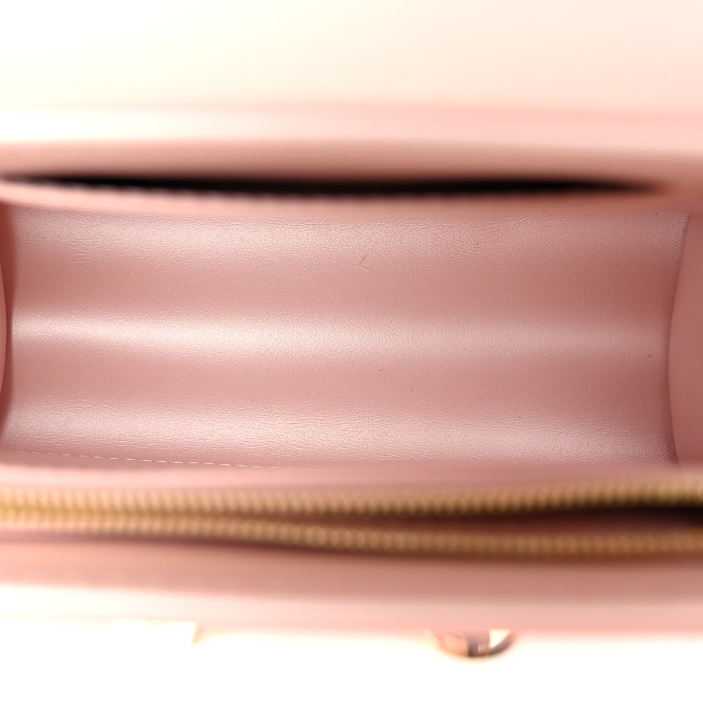 Calfskin Twist Chain Shoulder Bag PM Shaded Pink