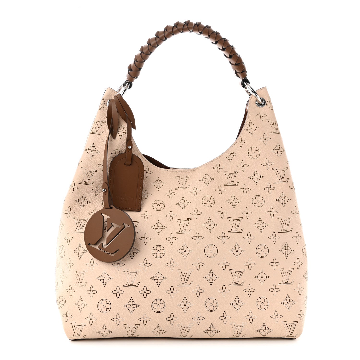 Louis Vuitton Mahina Carmel Hobo Creme 1 of 9