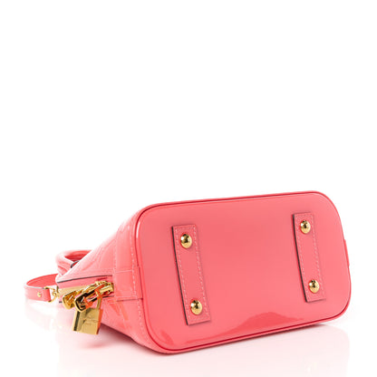 Louis Vuitton Vernis Alma BB Rose Litchi 4 of 13