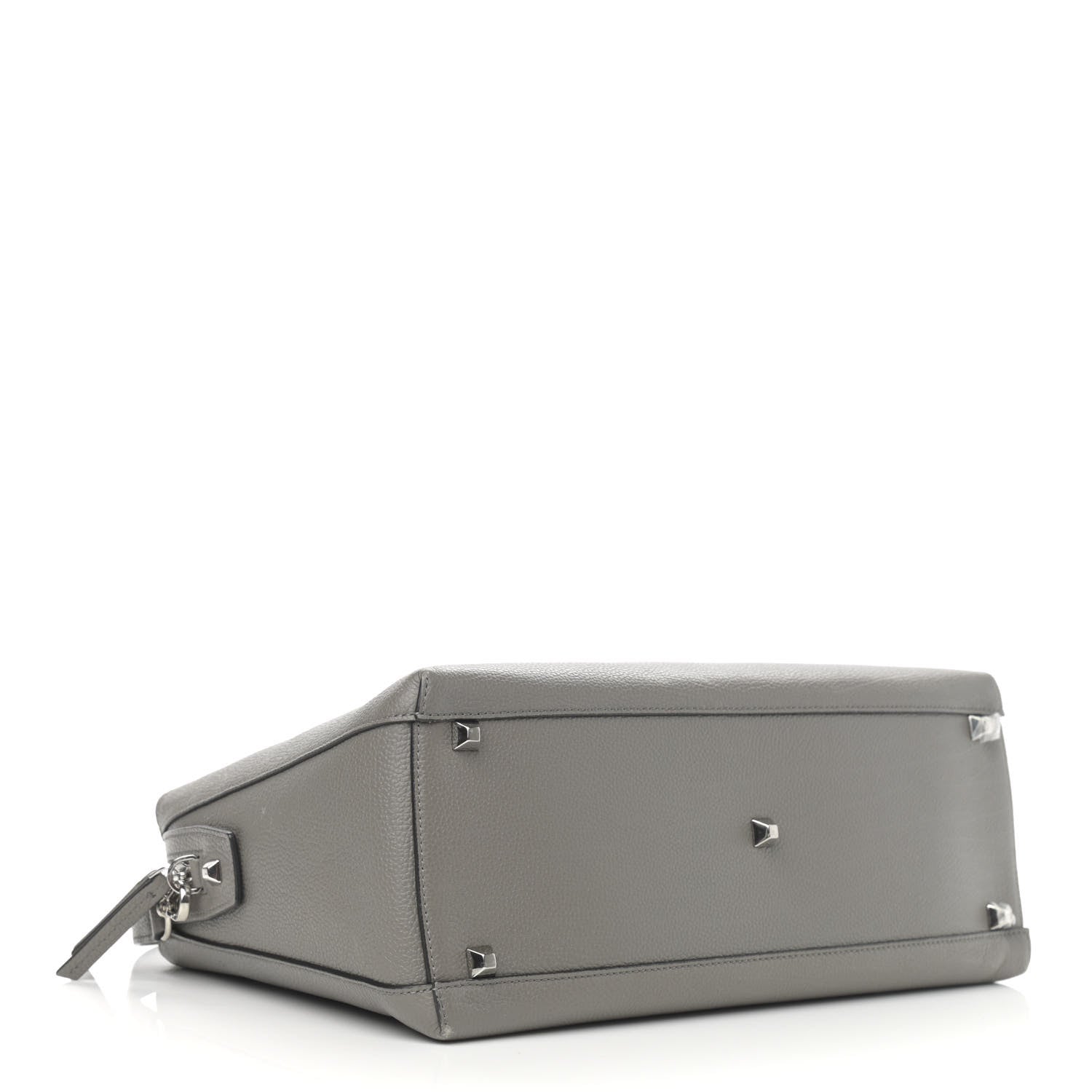 MCM Grained Calfskin Large Ella Boston Grey 3 of 12