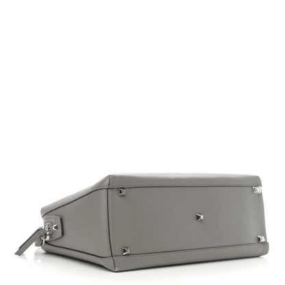 MCM Grained Calfskin Large Ella Boston Grey 3 of 12