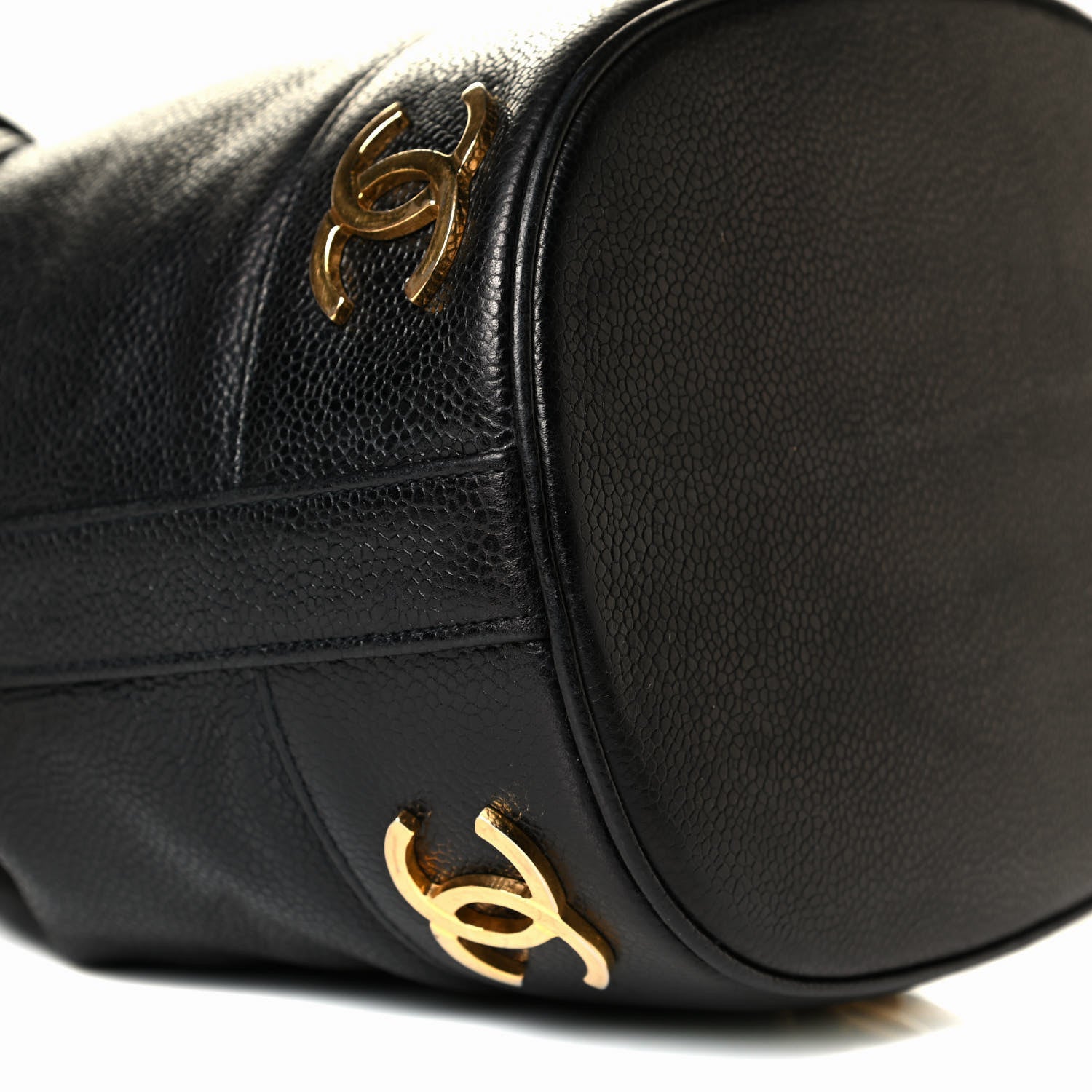 Chanel Caviar CC Drawstring Shoulder Bag Black 8 of 8