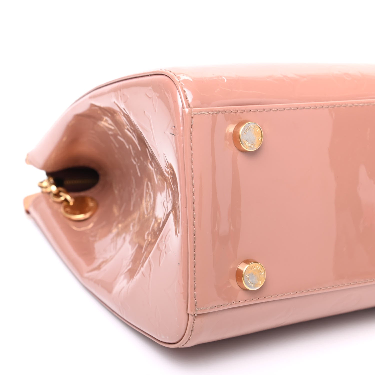 Louis Vuitton Vernis Brea GM Rose Velours 8 of 10