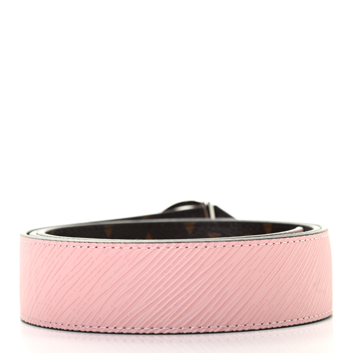 Monogram Epi 35mm LV Circle Reversible Belt 90 36 Rose Ballerine