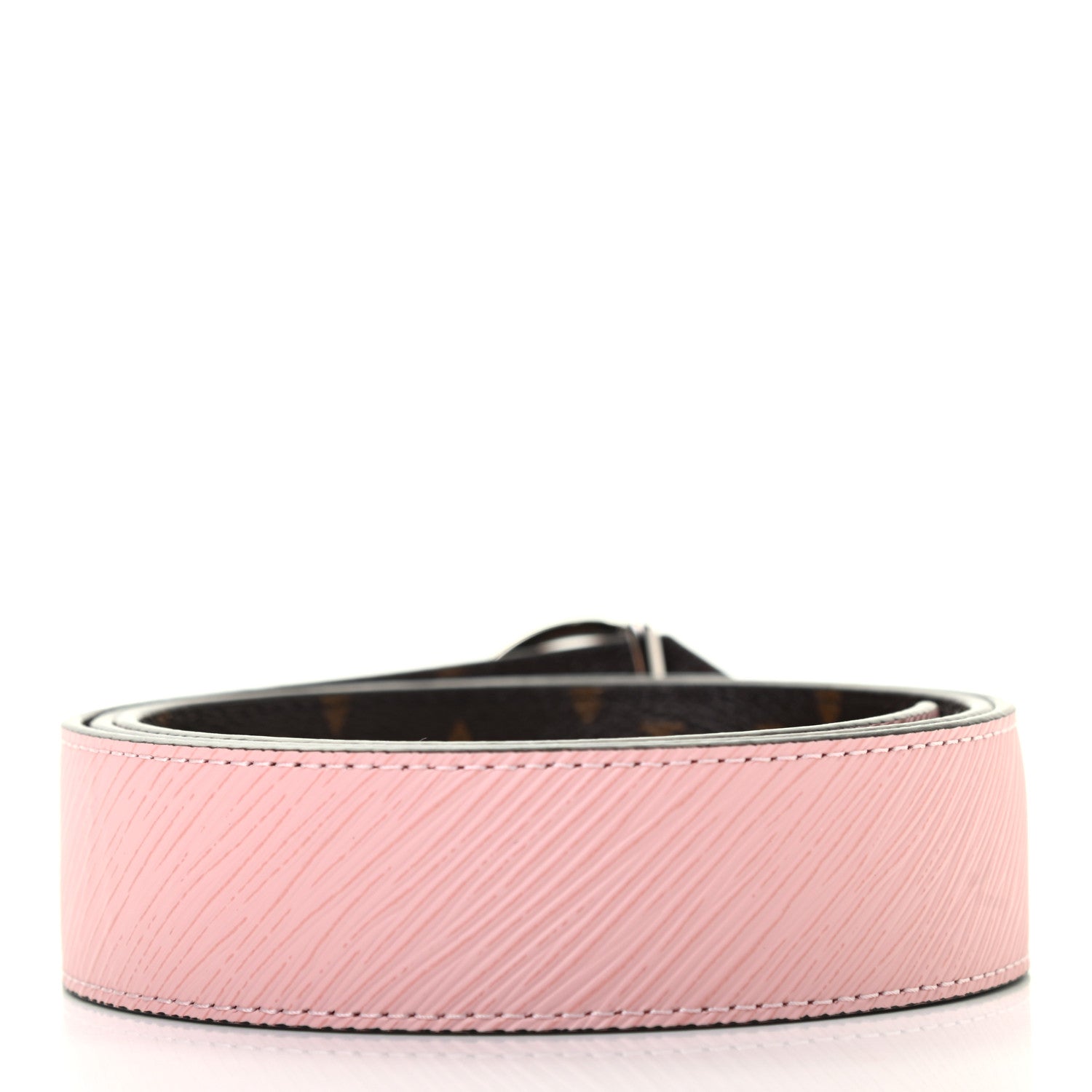 Louis Vuitton Monogram Epi 35mm LV Circle Reversible Belt 90 36 Rose Ballerine 4 of 7