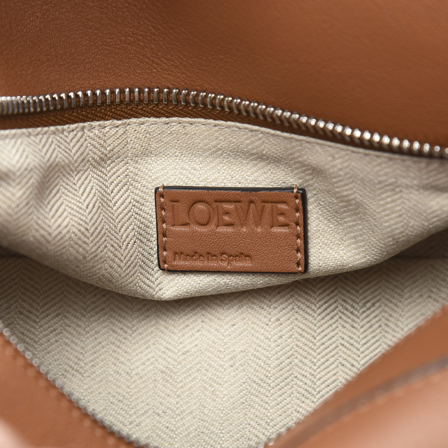 Loewe Calfskin Small Puzzle Bag Tan 6 of 10