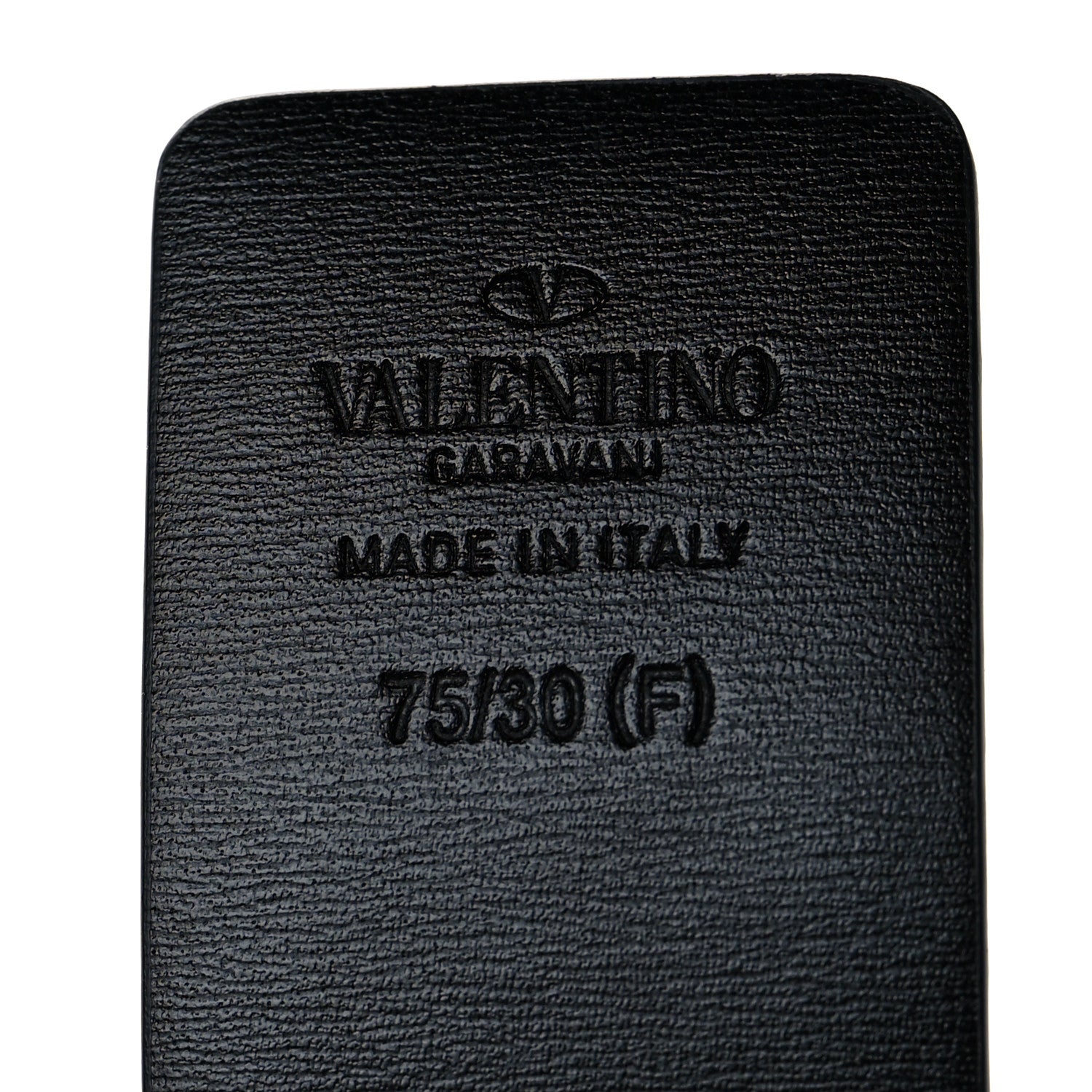 Valentino Garavani Glossy Calfskin VLogo Reversible 40mm Belt 75 30 Saddle Brown Black 3 of 5