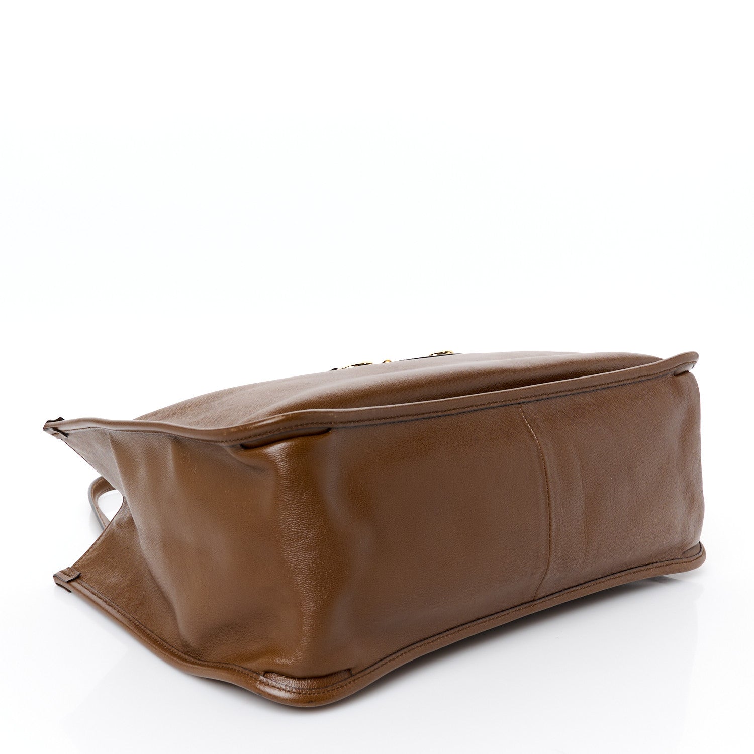Gucci New Sakai Calfskin Lux Horsebit 1955 Tote Bag Brown Sugar 4 of 11