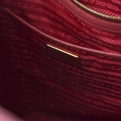 Prada Saffiano Lux Shopping Tote Fuoco 9 of 10