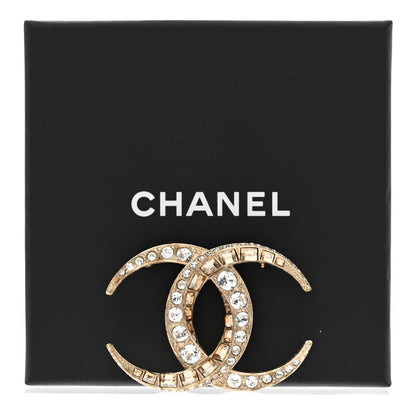 Chanel Baguette Crystal Dubai CC Brooch Gold 8 of 8