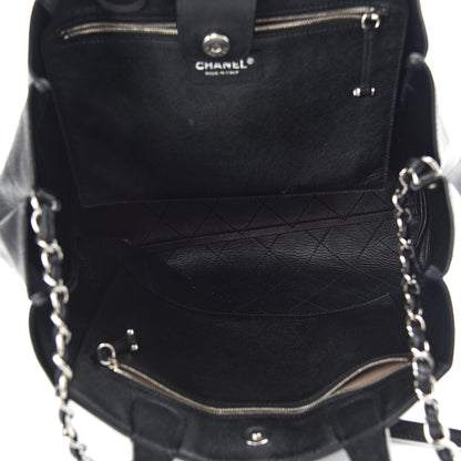 Chanel Caviar Stitched Large Shopping Tote Black 5 of 10