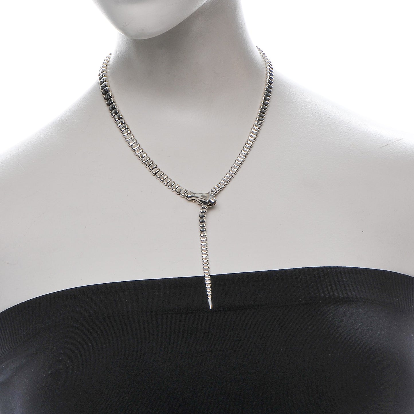 Sterling Silver Elsa Peretti Snake Necklace