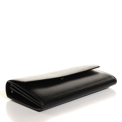 Louis Vuitton Epi Sarah Wallet Black 4 of 7