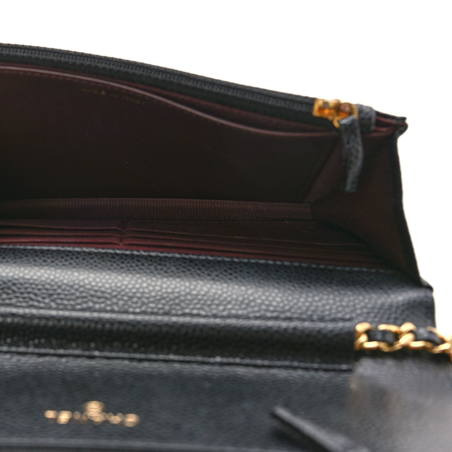 Chanel Caviar Quilted Wallet on Chain WOC Black 5 of 9