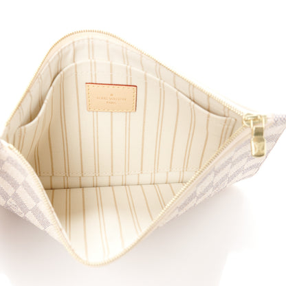 Louis Vuitton Damier Azur Neverfull MM GM Pochette 5 of 8
