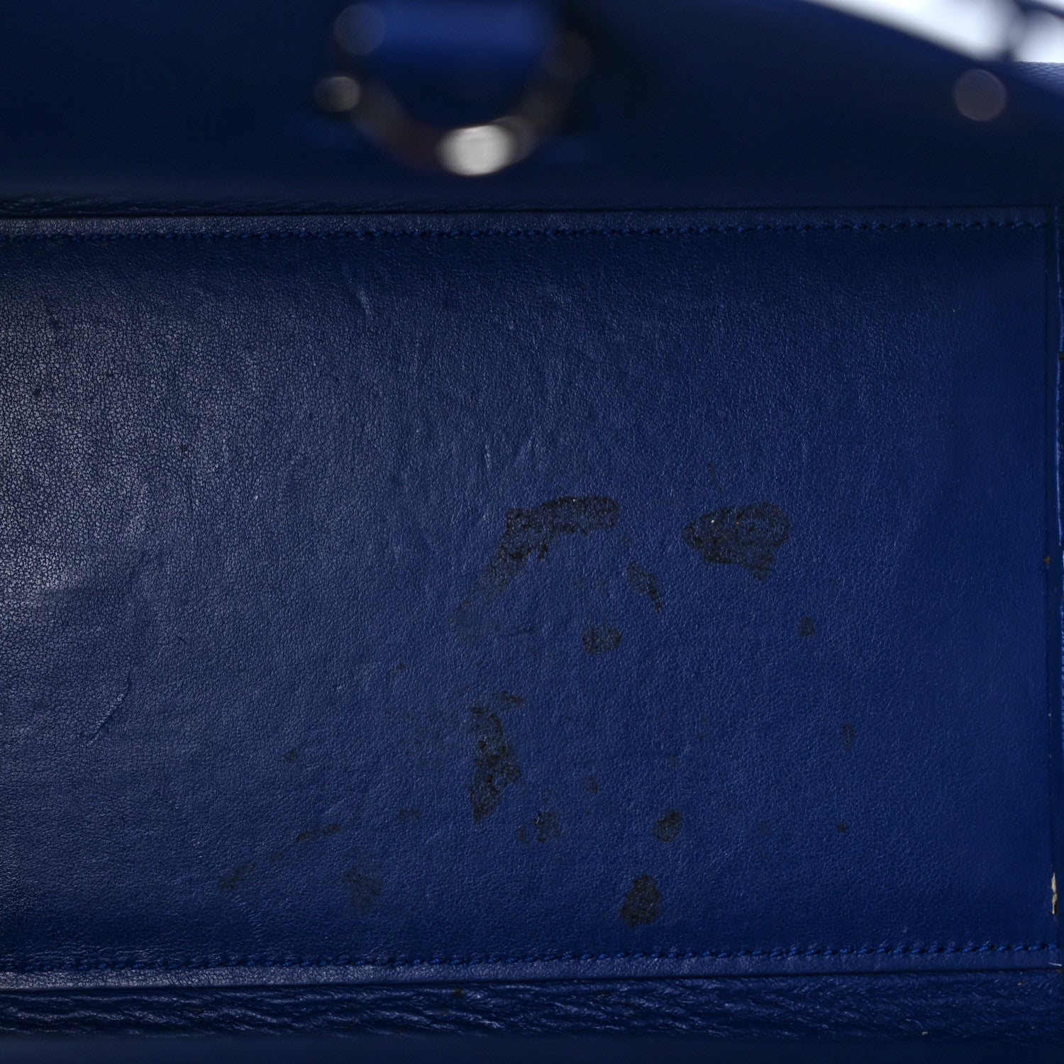 Saint Laurent Grained Calfskin Small Sac De Jour Outremer 9 of 11