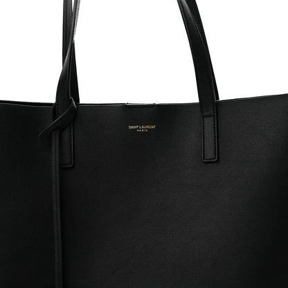 Saint Laurent Calfskin North-South Shopping Tote Black 9 of 13