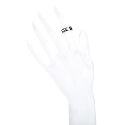 Tiffany Sterling Silver Titanium Tiffany T Wide Band Ring 47 4 2 of 4