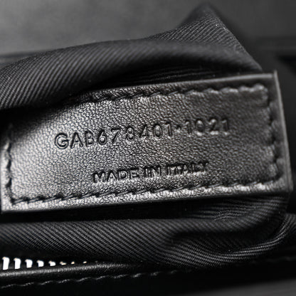 Saint Laurent Calfskin Y Quilted Monogram Toy Loulou Crossbody Bag Black 8 of 11