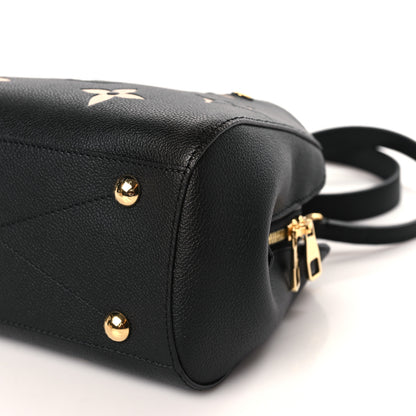 Louis Vuitton Empreinte Monogram Giant Montaigne BB Black Beige 8 of 8