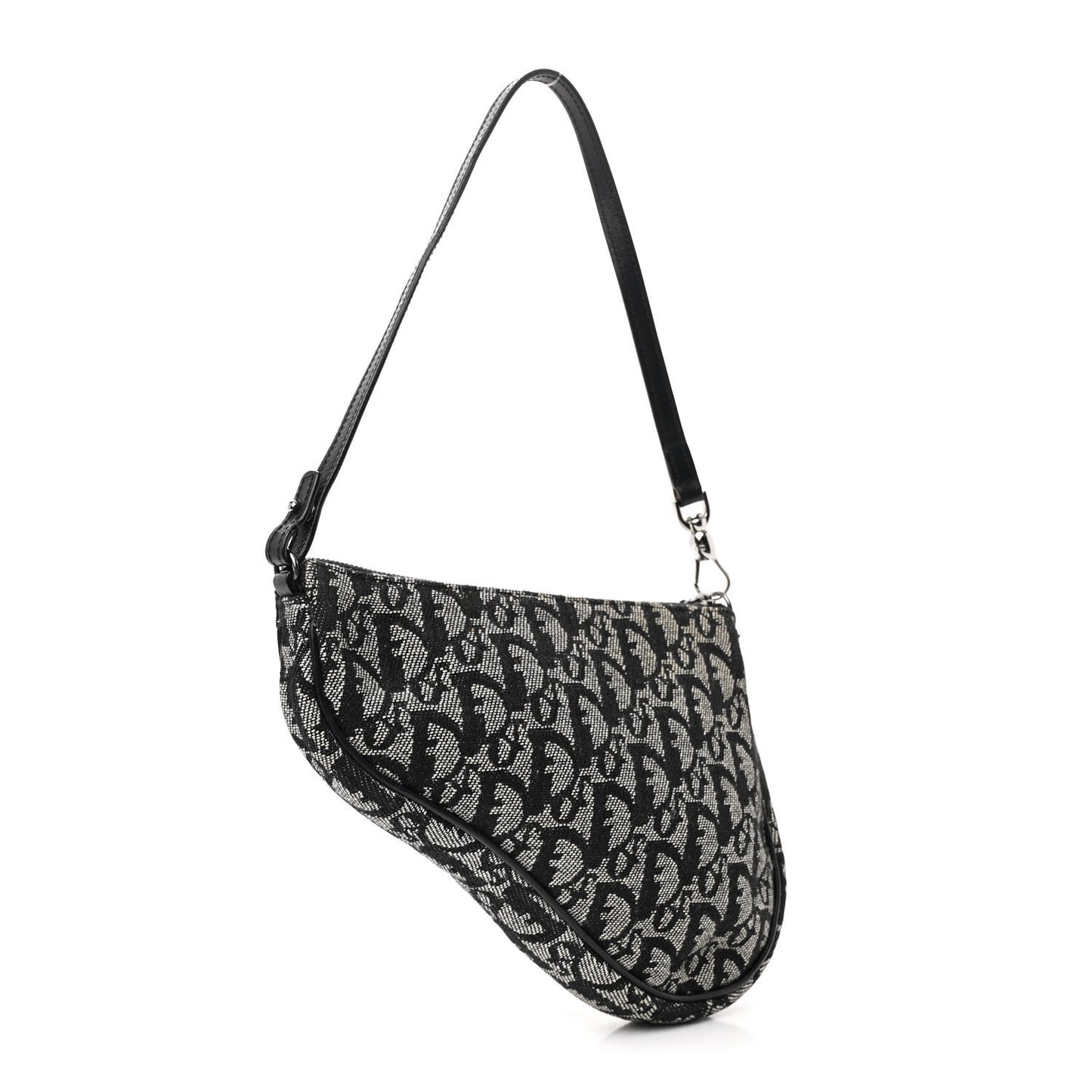 Monogram Mini Saddle Pochette Black