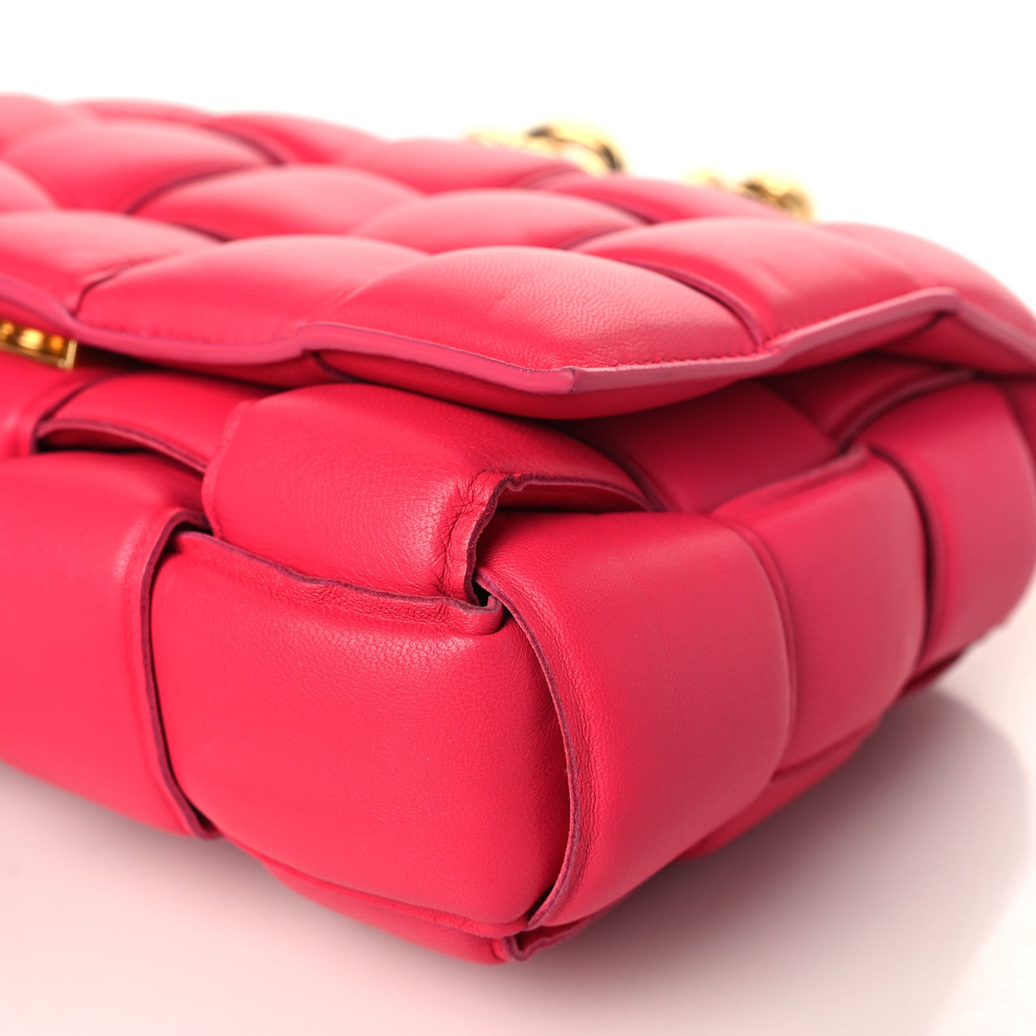 Bottega Veneta Lambskin Maxi Intreccio Padded Chain Cassette Crossbody Bag 9 of 11
