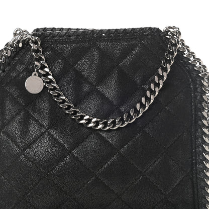 Stella McCartney Shaggy Deer Quilted Mini Falabella Tote Black 9 of 9