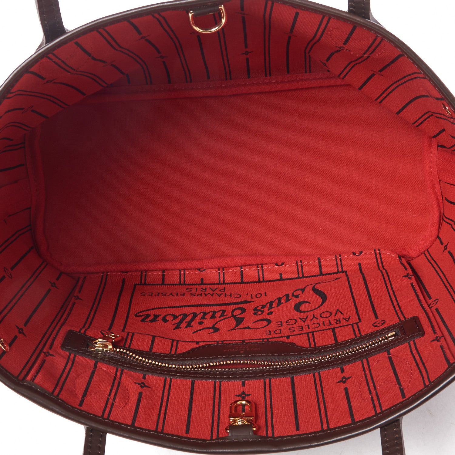 Louis Vuitton Damier Ebene Neverfull PM 4 of 8