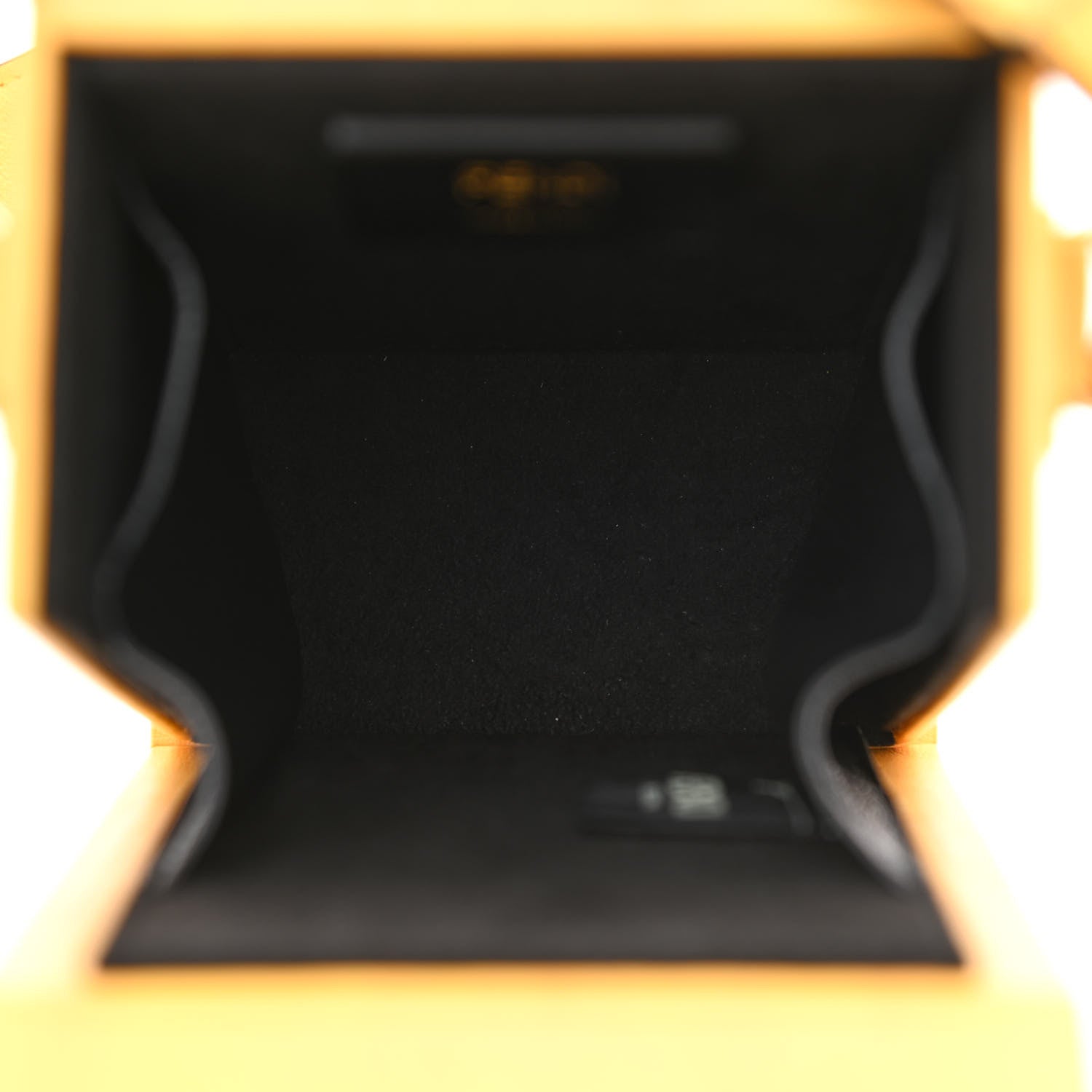 Fendi Vitello Fluffy Logo Vertical Box Yellow Box Black 6 of 9