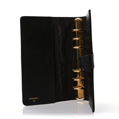 Chanel Caviar CC Medium Ring Agenda Planner Brown 5 of 9