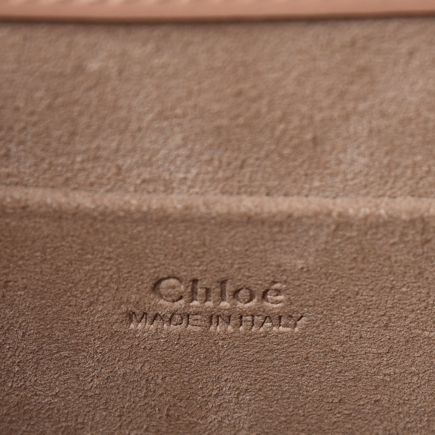 Calfskin Suede Medium Nile Bracelet Bag Biscotti Beige