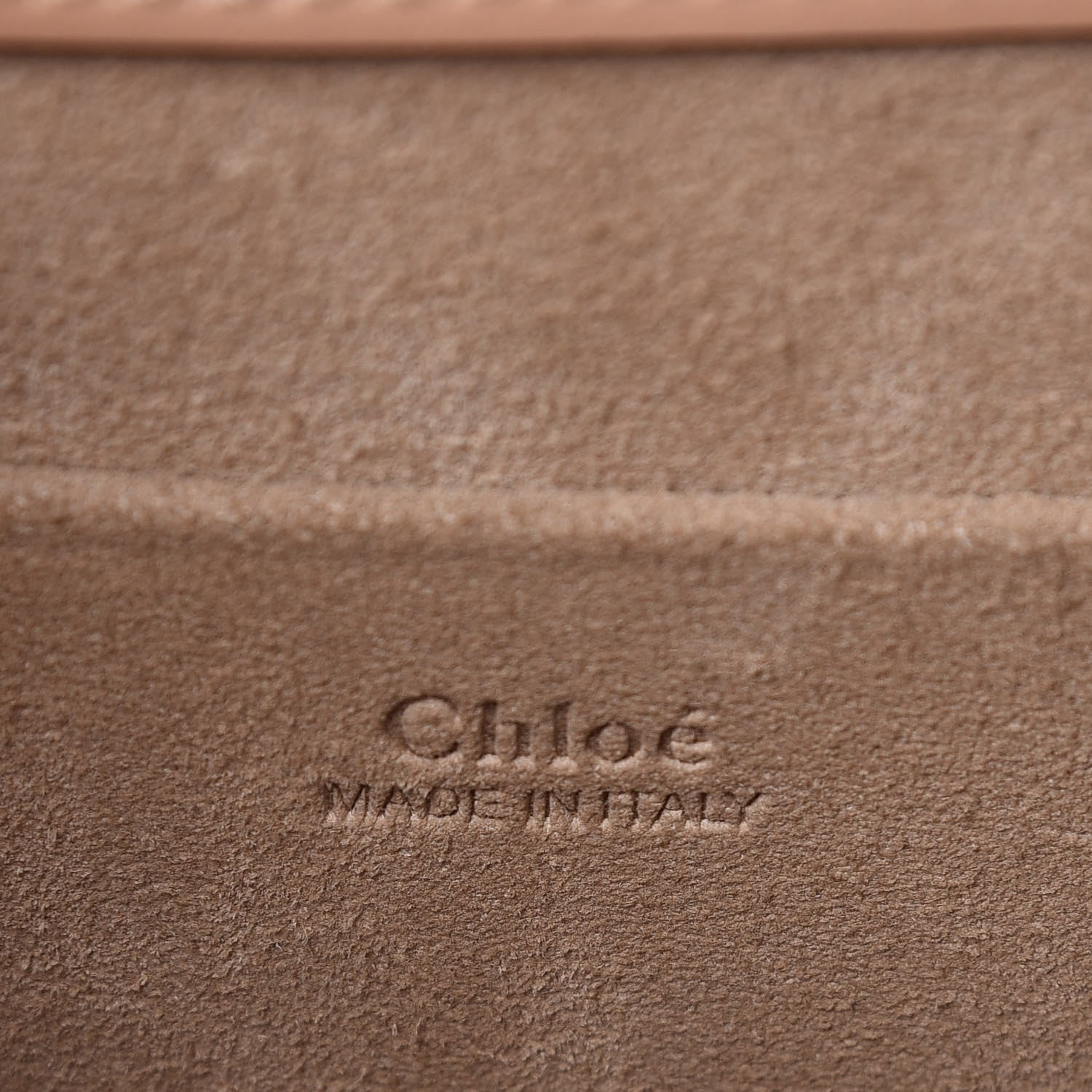 Chloe Calfskin Suede Medium Nile Bracelet Bag Biscotti Beige 6 of 11